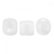 Les perles par Puca® Minos beads Crystal mat 00030/84100